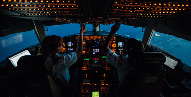 Women in cockpit